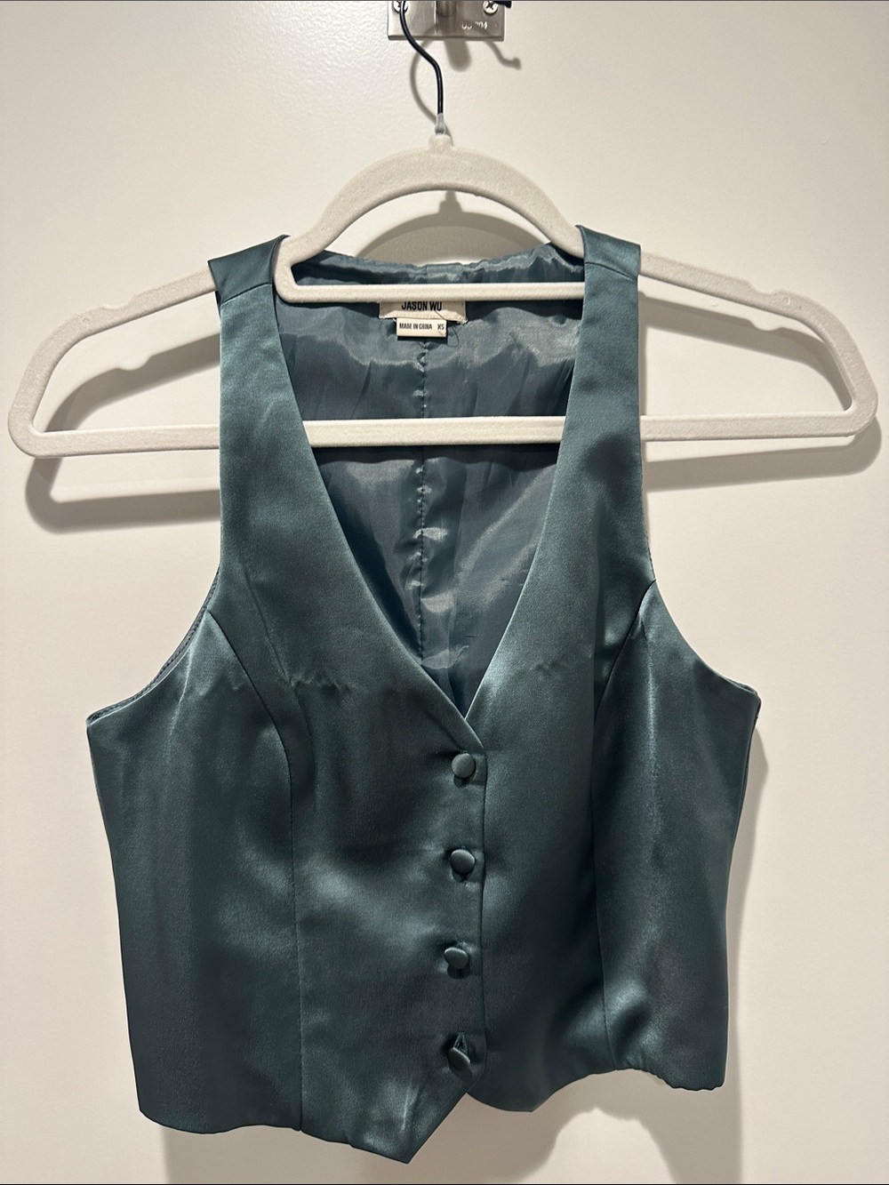 Vest-style Satin Top
